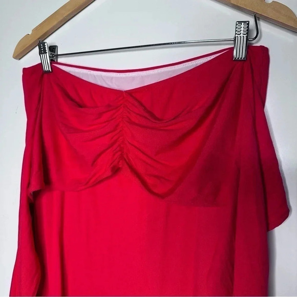 Gottex Red 7-In-One Lattice Dress Size Medium - Picture 6 of 10